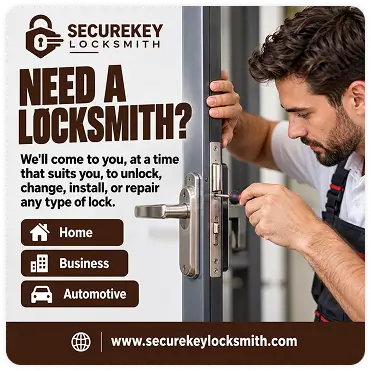 Emergency locksmith door repair service