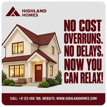 Modern residential house Highland Homes