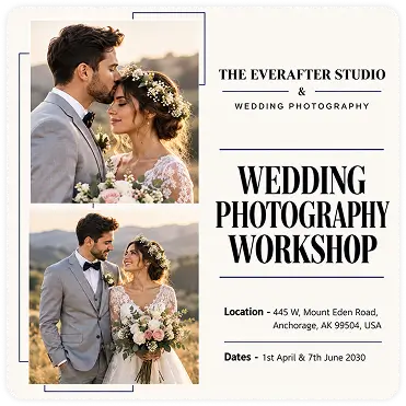 Wedding photography workshop Everafter