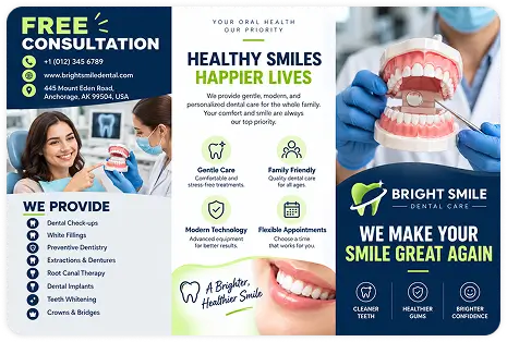 Bright Smile dental care healthy smiles brochure