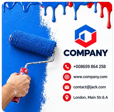 House painting company business card