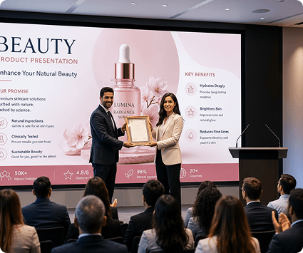 Product Presentation Certificate Award