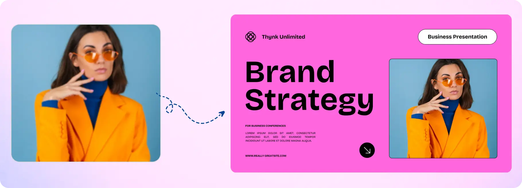 Modern marketing deck design