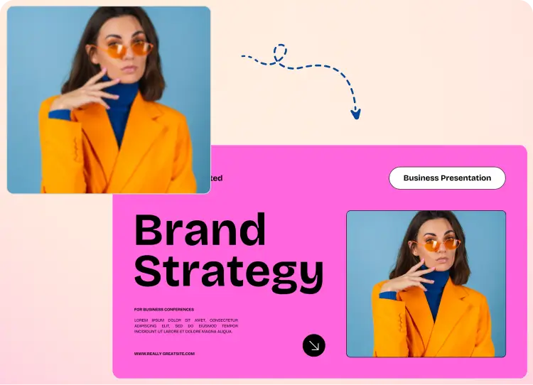 Modern marketing deck design