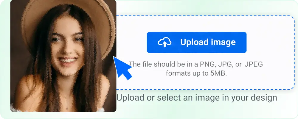 Upload modal preview