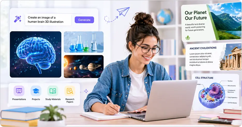 AI study material creator