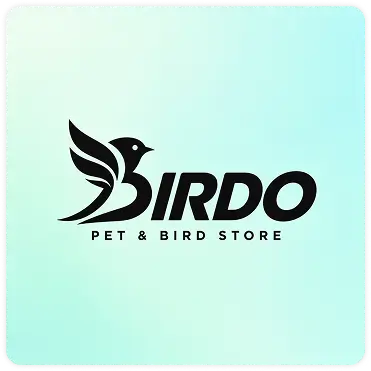 Birdo pet and bird store modern logo