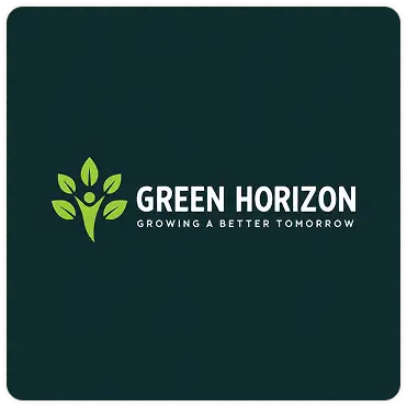 Green Horizon sustainable business logo