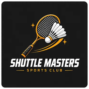 Shuttle Masters badminton sports club logo