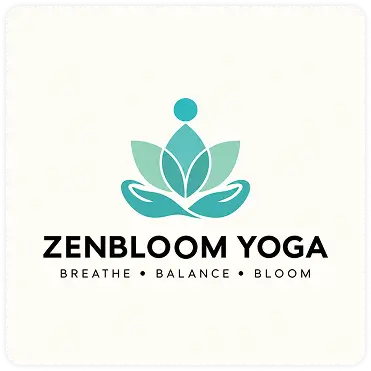 Zenbloom Yoga wellness meditation logo