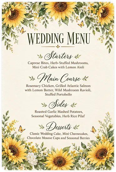 wedding-menu-sunflower-floral-reception-poster-w2k8p2v9