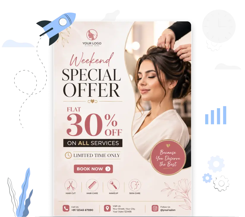 AI-powered charity event flyer template
