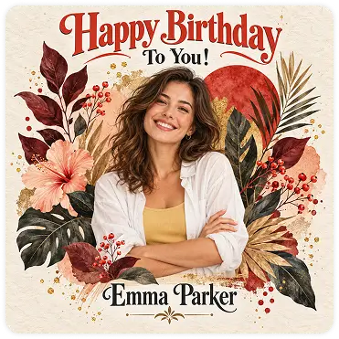 happy-birthday-emma-parker-floral-greeting-poster
