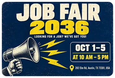 job-fair-2036-retro-recruitment-event-poster