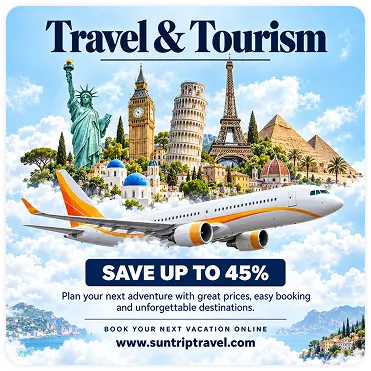 travel-tourism-save-up-to-45-percent-poster