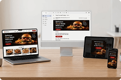website-and-email-placement