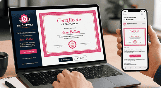 digital-certificate-of-completion-laptop-and-mobile-display