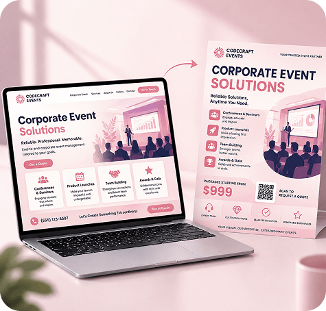 codecraft-events-corporate-event-website-flyer-mockup
