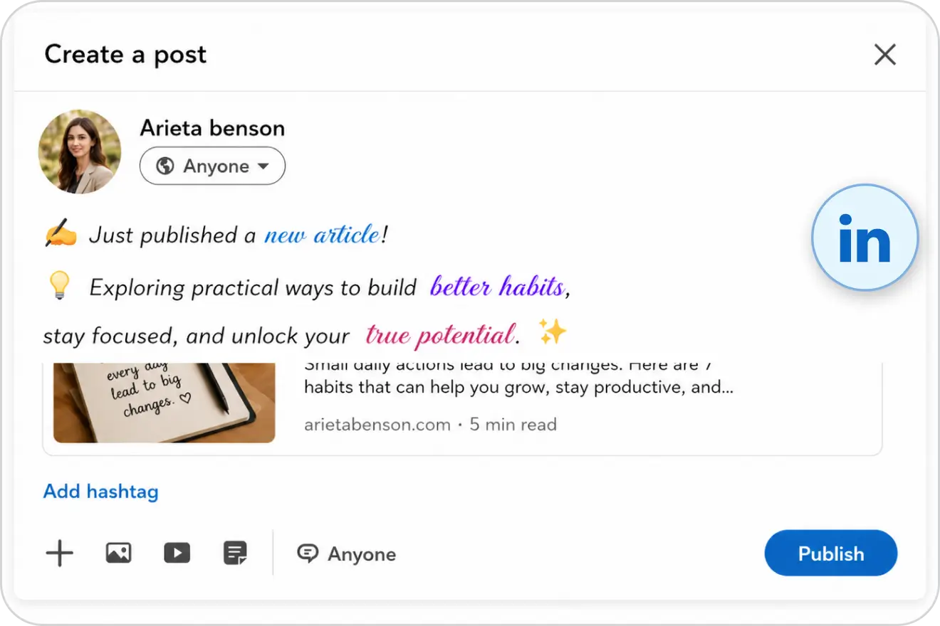 create-post-modal-linkedin-design