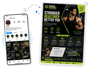 fitness-trainer-flyer-and-instagram-profile-mockup