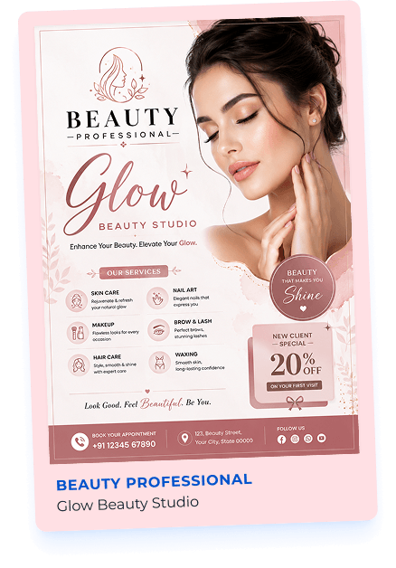 glow-beauty-studio-professional-flyer
