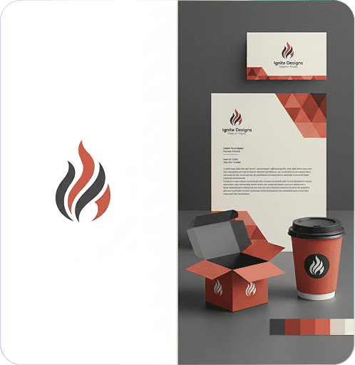 corporate-branding-stationery-mockup-with-flame-logo