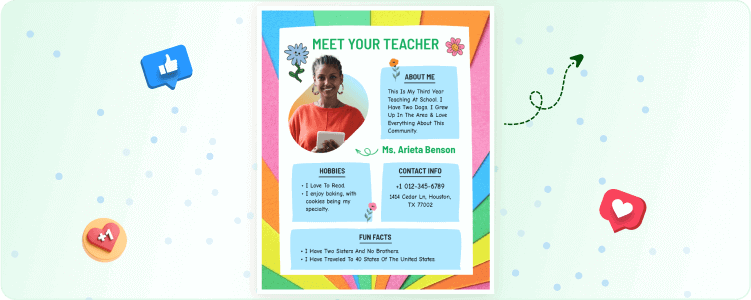 teacher-introduction-poster-template