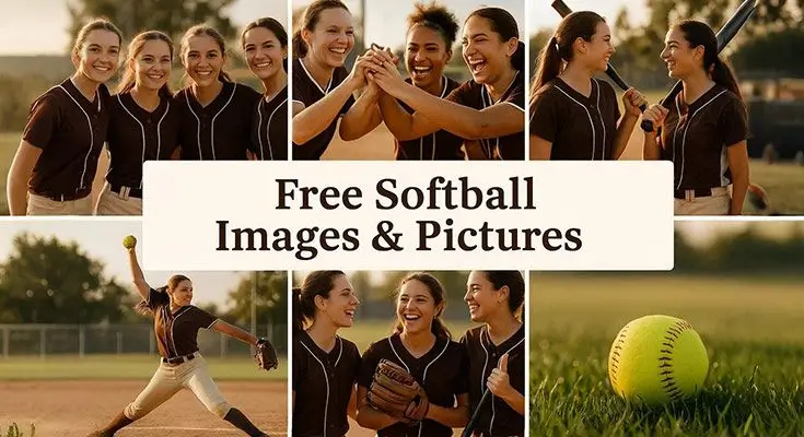 Free Softball Images & Pictures: Sports-Themed Visuals for 2026