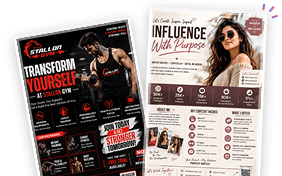 Social media flyer collection