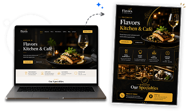 Restaurant Menu and Website Design Showcase